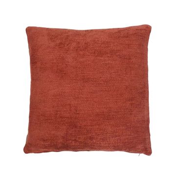 Cuscino decorativo in tela KALUA, ruggine, 45x45cm