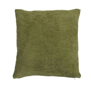 Cuscino in tela KALUA, verde kaki, 45x45cm