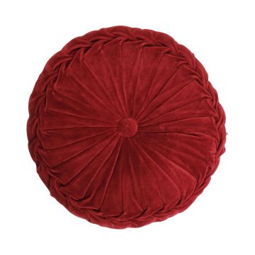 Cuscino rotondo BELLONA, rosso vino, 10x40cm