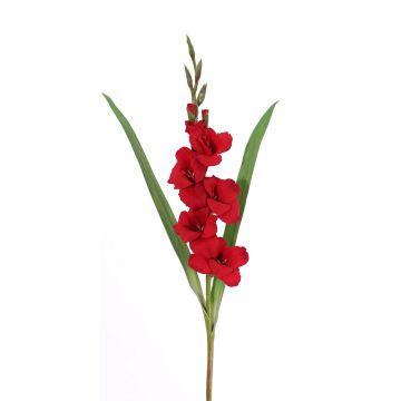Gladiolo di plastica ELEA, rosso, 85cm, Ø3-10cm