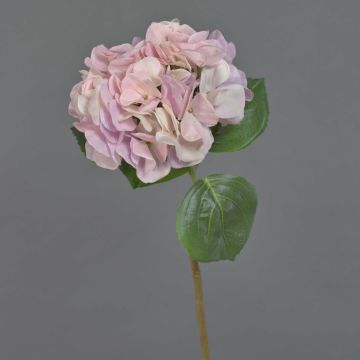 Ortensia di plastica CHIDORI, rosa, 60cm, Ø20cm