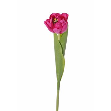 Tulipano finto ROMANA, fucsia, 45cm, Ø6cm