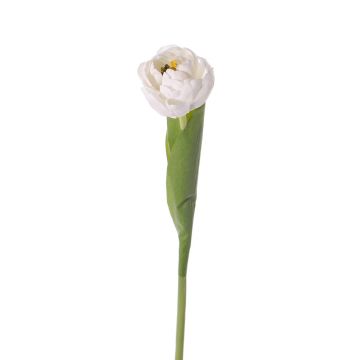 Tulipano finto ROMANA, bianco, 45cm, Ø6cm