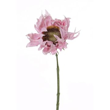Girasole finto JANIKA, rosa, 60cm, Ø12cm