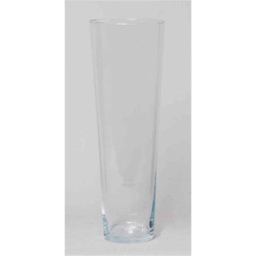 Vaso da pavimento ANNA OCEAN, conico, trasparente, 50cm, Ø17,5cm