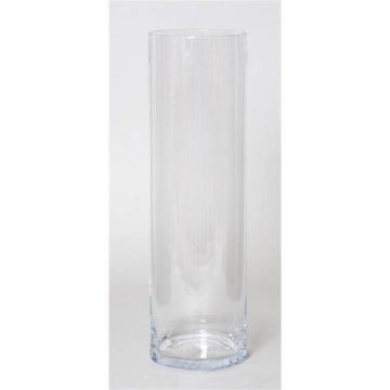 Vaso da pavimento SANYA OCEAN, cilindrico/rotondo, trasparente, 50cm, Ø15cm