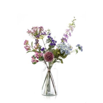 Bouquet tessile FEME, viola, 90cm, Ø40cm
