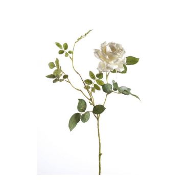 Ramo di rose finte BEATA, crema, 75cm