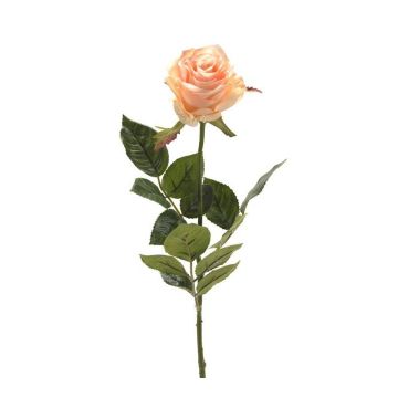 Rosa finta BRINA, rosa crema, 70cm