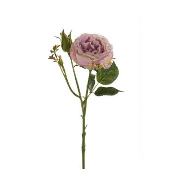 Rosa artificiale CESCA, viola chiaro, 40cm