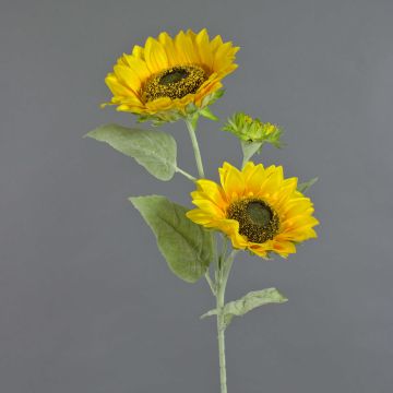 Girasole finto IVONA, giallo, 60cm