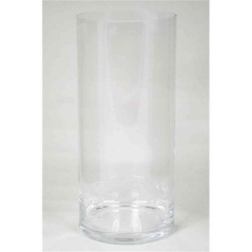 Vaso di vetro cilindrico SANSA OCEAN, trasparente, 40cm, Ø18cm