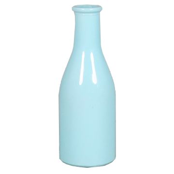 Bottiglia di vetro ANYA, blu chiaro, 18cm, Ø6,5cm