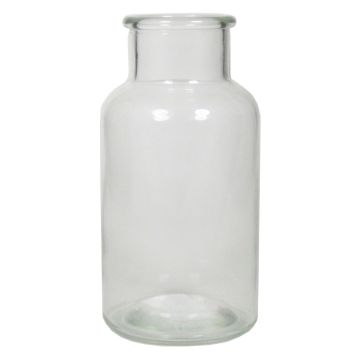 Bottiglia di vetro LORRIE, trasparente, 16cm, Ø8,5cm