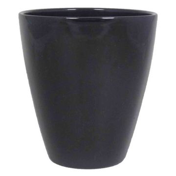 Vaso di ceramica TEHERAN PALAST, nero, 17cm, Ø13,5cm