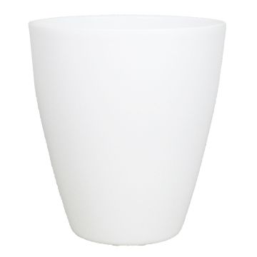 Vaso di ceramica TEHERAN PALAST, bianco-opaco, 17cm, Ø13,5cm