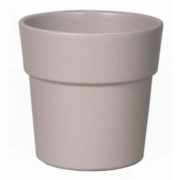 Vaso per orchidee MARIVAN, ceramica, grigio-opaco, 12,5cm, Ø13,5cm