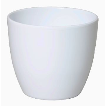 Vaso da piante TEHERAN BASAR, ceramica, bianco, 12cm, Ø13,5cm
