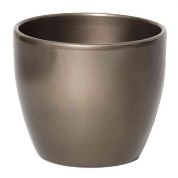 Piccolo vaso da fiori TEHERAN BASAR, ceramica, bronzo, 6cm, Ø7,5cm