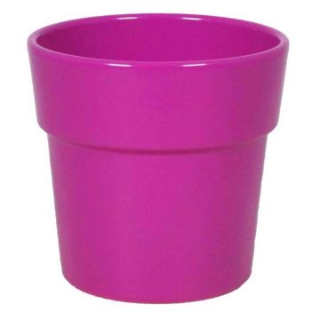 Vaso per orchidee MARIVAN, ceramica, fucsia, 12,5cm, Ø13,5cm
