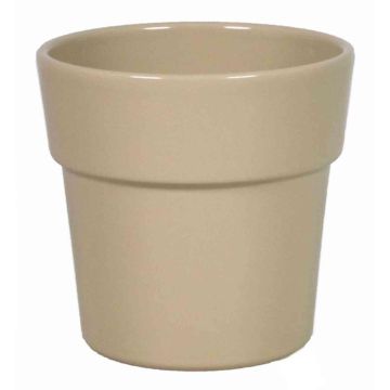 Vaso per orchidee MARIVAN, ceramica, beige, 12,5cm, Ø13,5cm