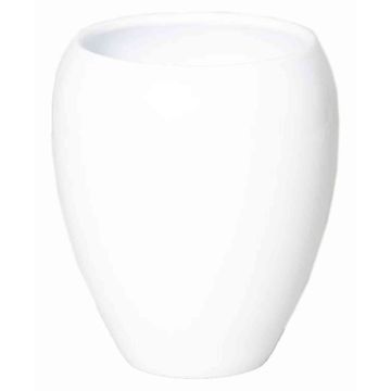 Vaso di ceramica URMIA MONUMENT, bianco, 19cm, Ø16cm