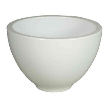 Ciotola per piante in ceramica SCHIRAS, bianco, 15cm, Ø23cm