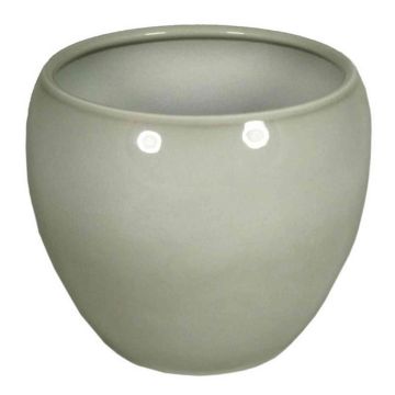 Vaso per piante in ceramica URMIA BASAR, grigio, 15cm, Ø17cm