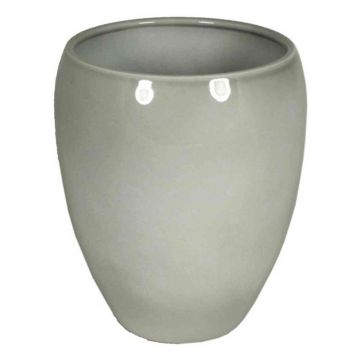 Vaso di ceramica URMIA MONUMENT, grigio, 19cm, Ø16cm