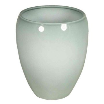 Vaso di ceramica URMIA MONUMENT, grigio-verde, 19cm, Ø16cm