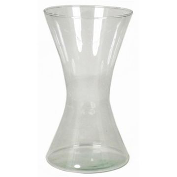 Vaso da fiori LIZ OCEAN in vetro, trasparente, 22cm, Ø12,5cm