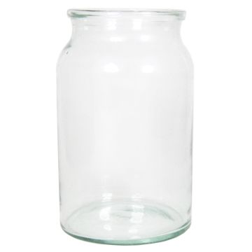 Bottiglia di vetro NYDIA, trasparente, 23cm, Ø14,5cm