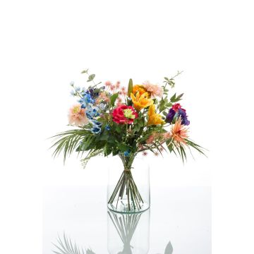Bouquet tessile FEME, multicolore, 60cm, Ø40cm