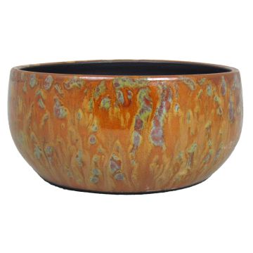 Ciotola ELIEL in ceramica, maculato, arancione-giallo, 13cm, Ø28cm