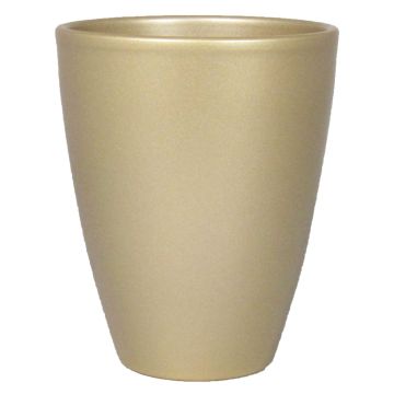 Vaso in ceramica TEHERAN PALAST, oro-opaco, 17cm, Ø13,5cm