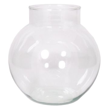 Vaso di vetro GASPAR, trasparente, 20cm, Ø19cm