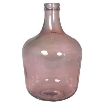 Vaso a palloncino di vetro ILINCA, rosa-trasparente, 42cm, Ø28cm
