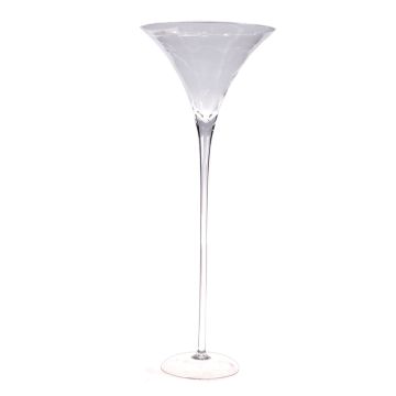 Bicchiere da martini XXL SACHA AIR su piede, trasparente, 90cm, Ø35cm