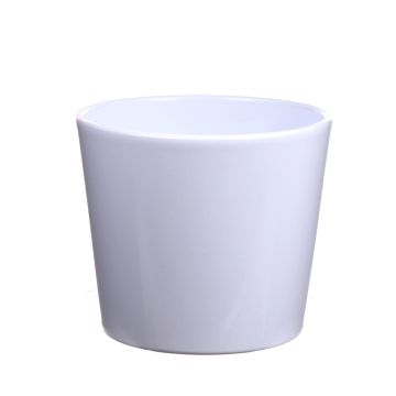 Fioriera GIENAH, in ceramica, bianco, 12,5cm, Ø13,5cm