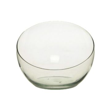 Ciotola decorativa NELLY AIR in vetro eco, trasparente, 16cm, Ø20,6cm