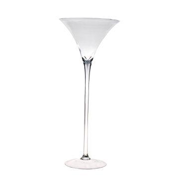 Bicchiere da martini XXL SACHA AIR su supporto, trasparente, 60cm, Ø26cm