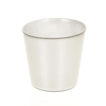 Vaso di vetro ALENA, argento, 12,5cm, Ø13,3cm