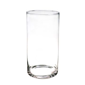 Vaso da pavimento in vetro a cilindro SANYA AIR, trasparente, 40cm, Ø19cm
