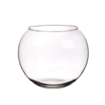 Vaso a sfera per candele TOBI AIR in vetro, trasparente, 15,5cm, Ø19cm