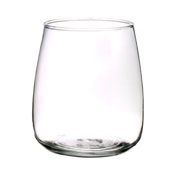 Vaso di vetro HYDRI, trasparente, 22,7cm, Ø19cm