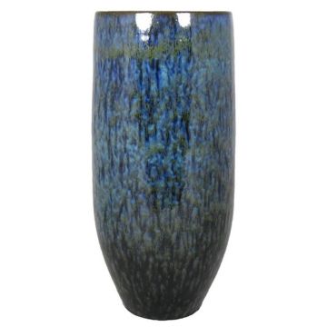 Vaso ELIEL in ceramica, maculato, verde-blu, 45cm, Ø20cm