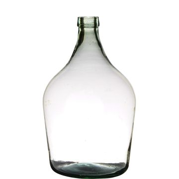 Vaso a palloncino di vetro JENSON, riciclato, trasparente-verde, 39cm, Ø25cm