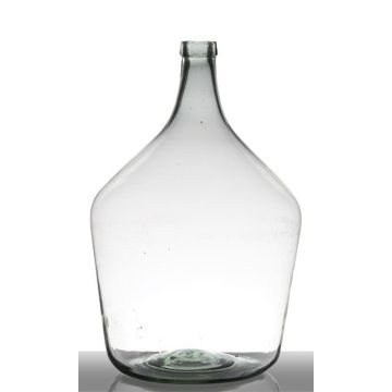 Vaso a palloncino di vetro JENSON, riciclato, trasparente-verde, 50cm, Ø34cm