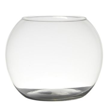 Vaso a sfera per candele TOBI EARTH in vetro, trasparente, 20cm, Ø25cm