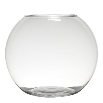Vaso a sfera per candele TOBI EARTH in vetro, trasparente, 28cm, Ø34cm